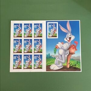 Bugs Bunny USPS 1996 First Class Stamps